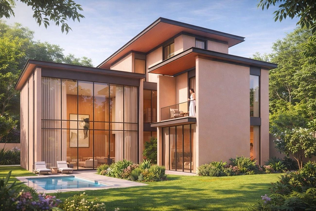 Sobha City Abu Dhabi estate villa with private pool