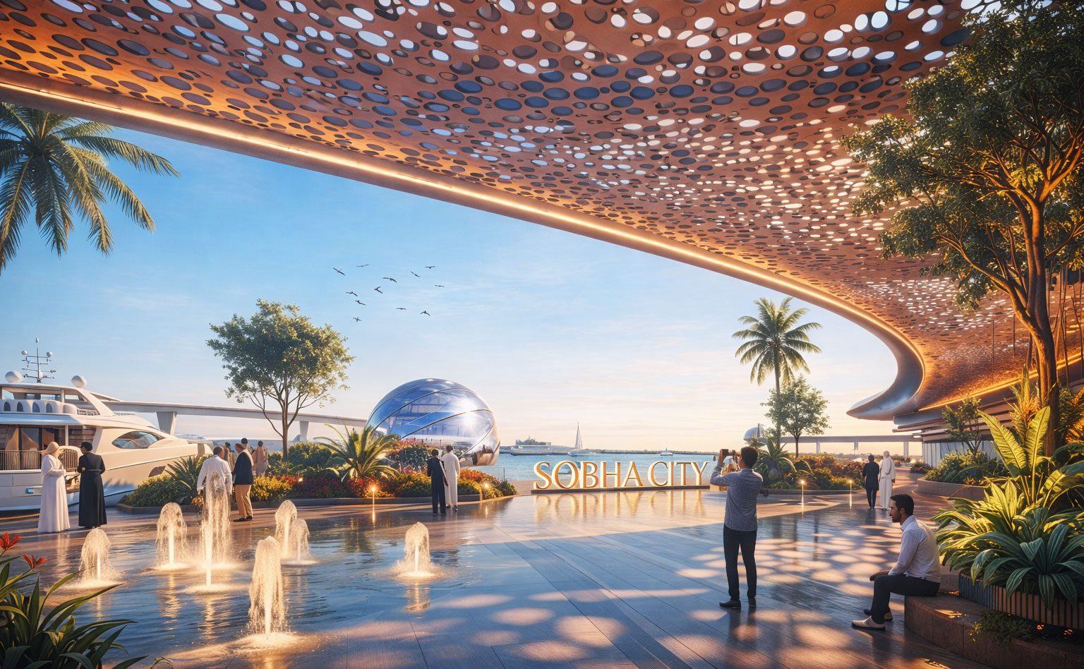 Sobha City Abu Dhabi marina pavilion